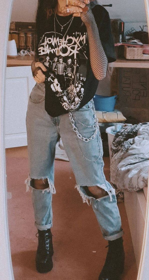 Social inspiração de roupa com coturno☆
