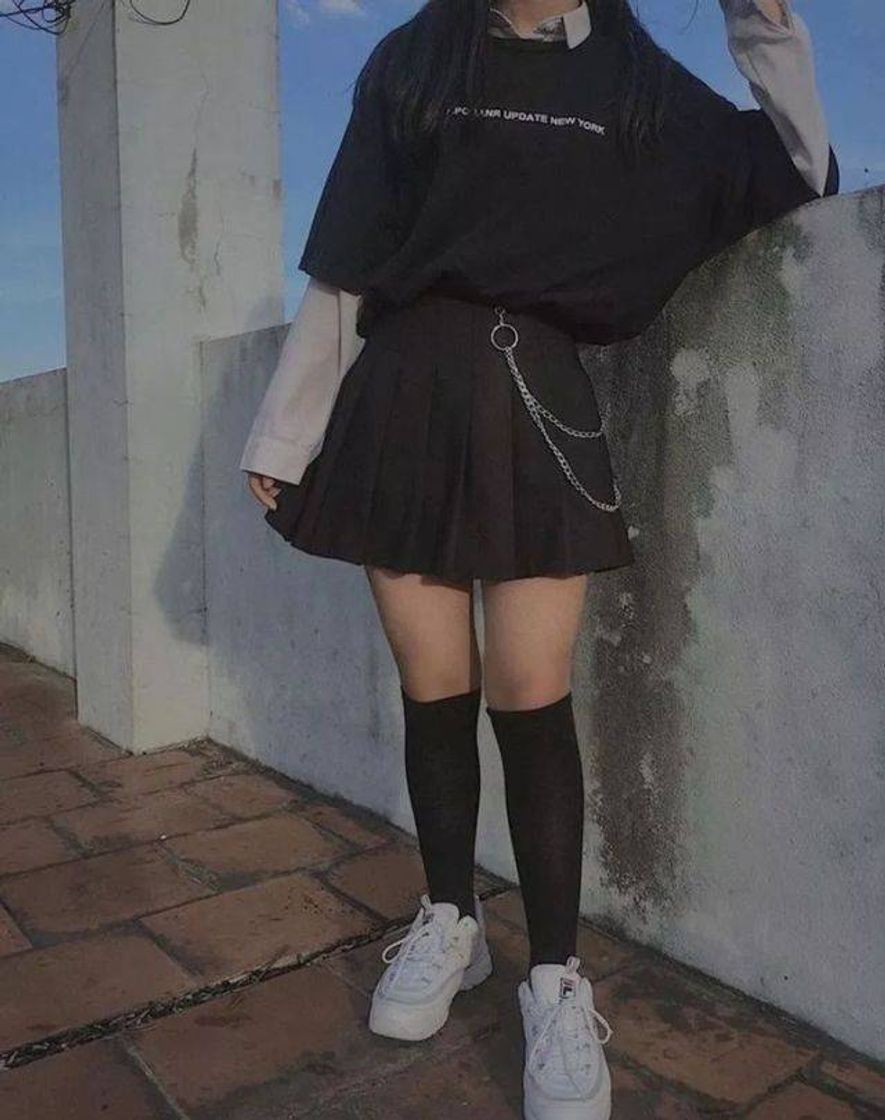 Social look com saia ☆