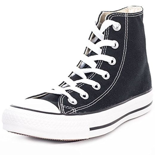 Converse Chuck Taylor All Star, Zapatillas altas Unisex adulto, Negro (Black), 38