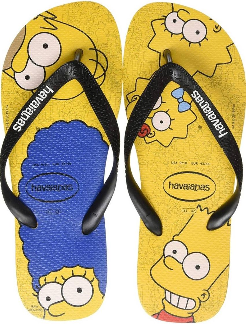 Fashion Chinelo Simpsons, Havaianas, Adulto Unissex

