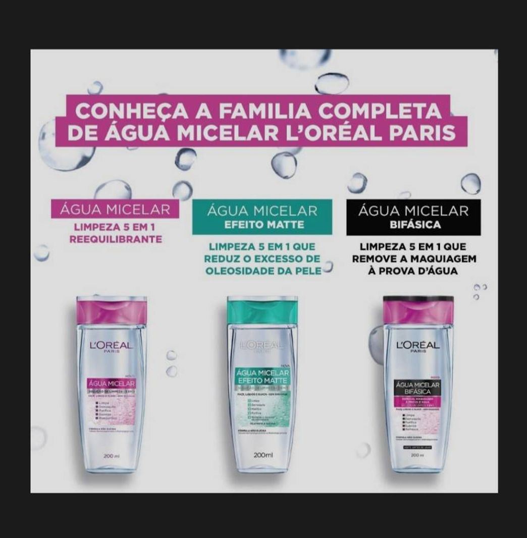 Fashion Água Micelar 5 em 1, L'Oréal Paris, 400ml
