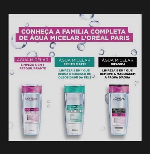 Água Micelar 5 em 1, L'Oréal Paris, 400ml
