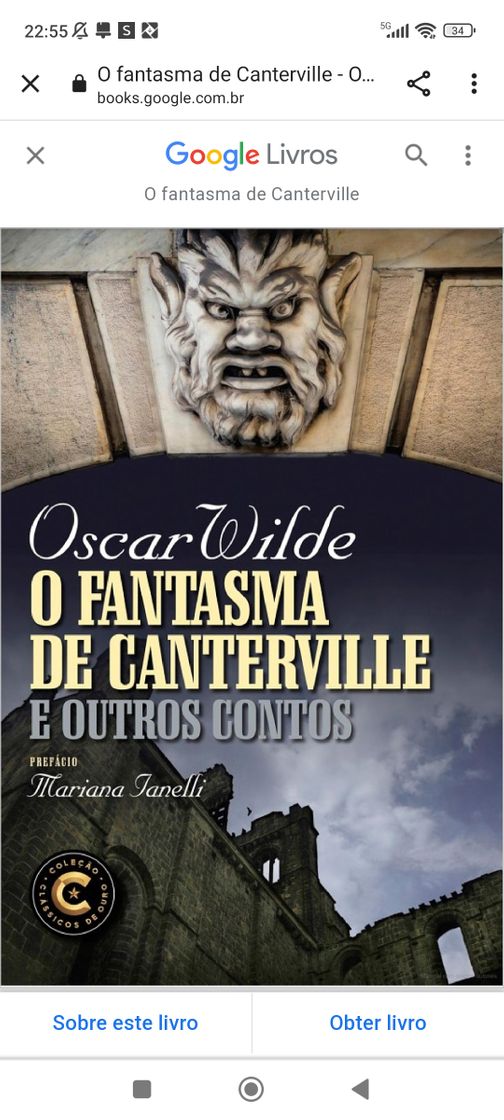 Book Fantasma de Canterville
