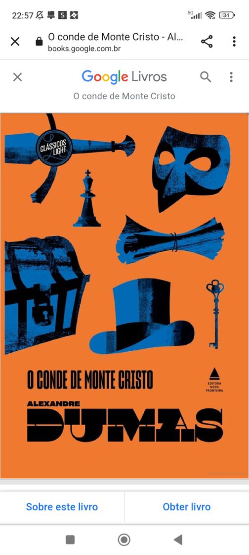 Libro O Conde de Monte Cristo