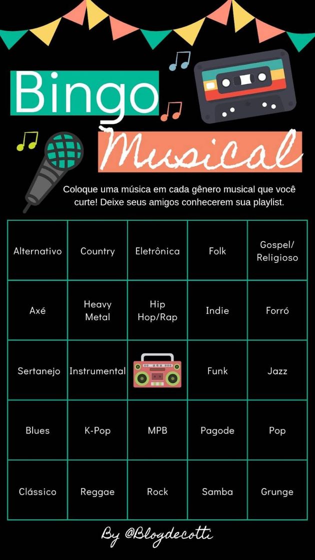 Fashion Bingo musical