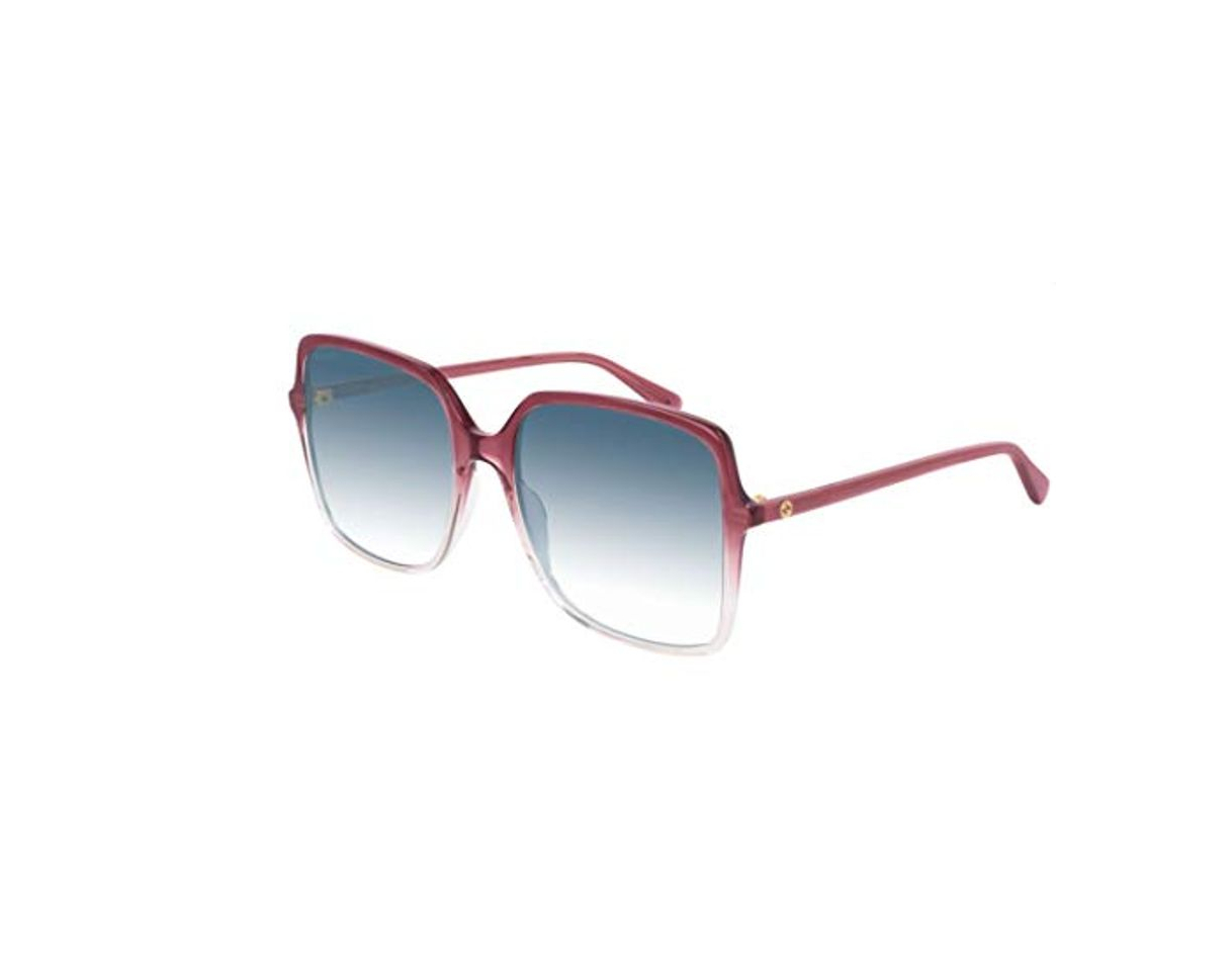 Moda Gucci GG0544S-005-57 Gafas, Burgundy Kristall