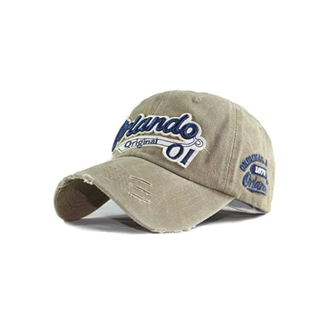 Product Gorra de béisbol de algodón Lavado Vintage otoño Transpirable para Hombres Mujeres