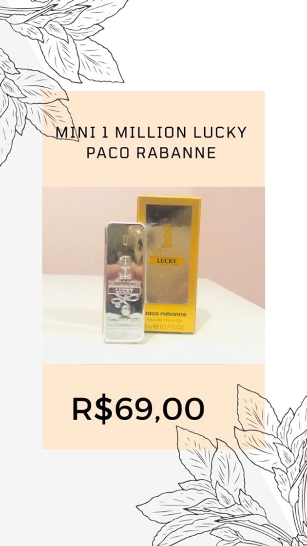 Moda Mini 1 Million Lucky Edt 5ml - Paco Rabanne