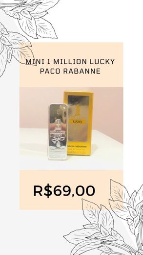 Mini 1 Million Lucky Edt 5ml - Paco Rabanne