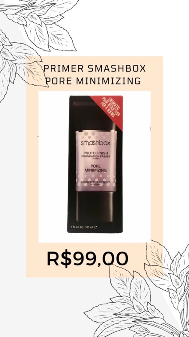 Moda Primer Smashbox - Pore Minimizing 