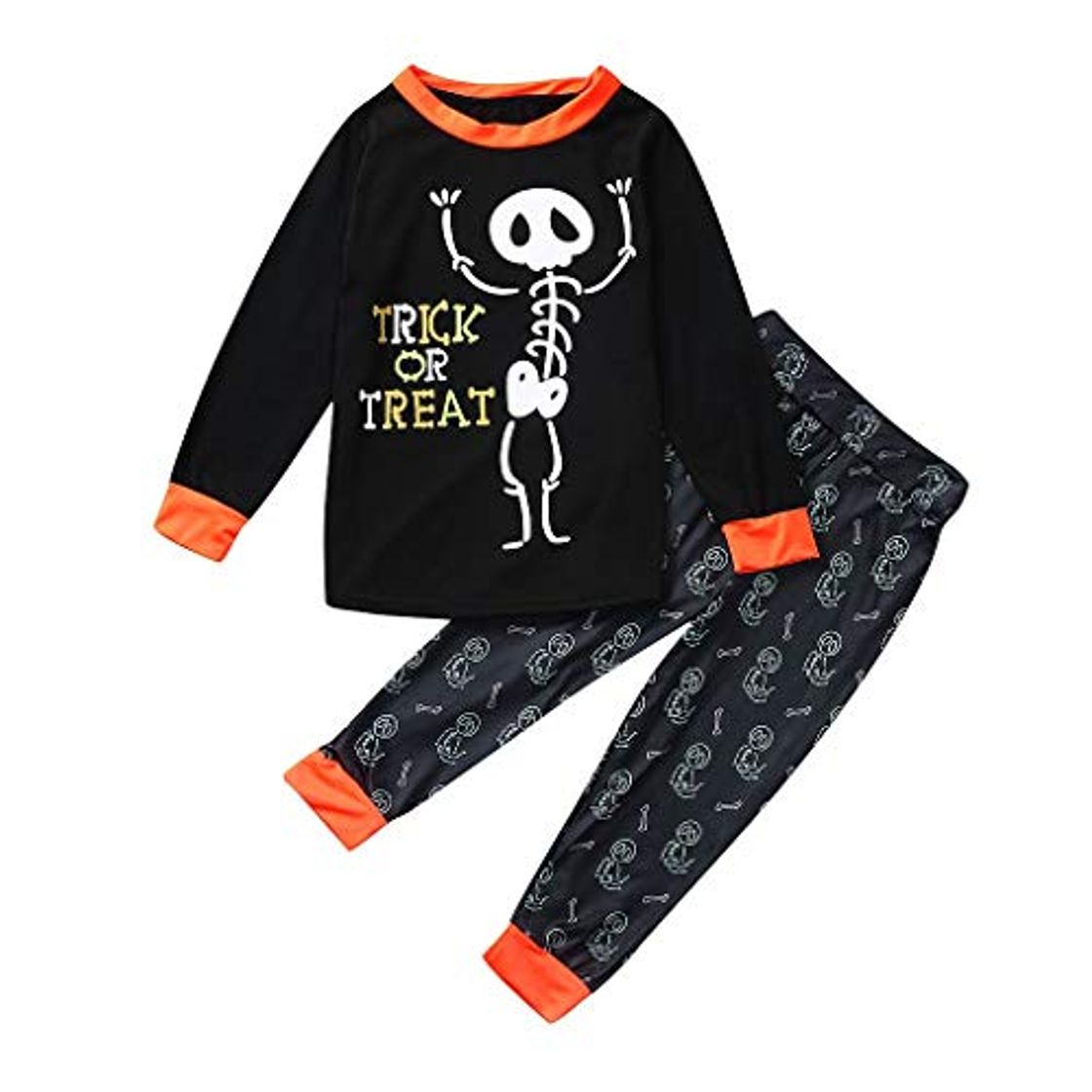 Moda K-Youth Conjunto de Familiares Ropa De Dormir Pijama Familia Pijama de Halloween