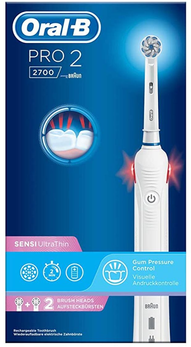 Lugar Oral-B PRO 2 2700 Cepillo Eléctrico Con Tecnología De Braun