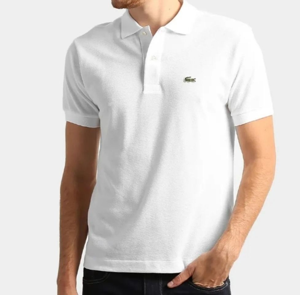 Moda Polo branca lacoste