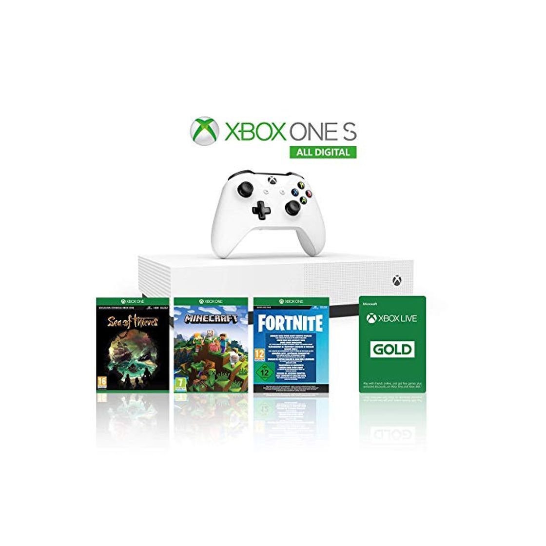 Social Xbox One S 1TB All Digital Edition Console