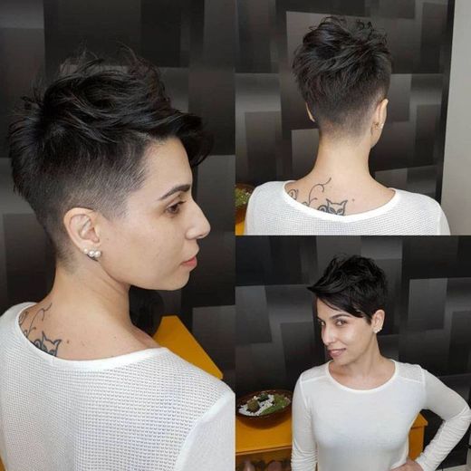 pixie cut raspado