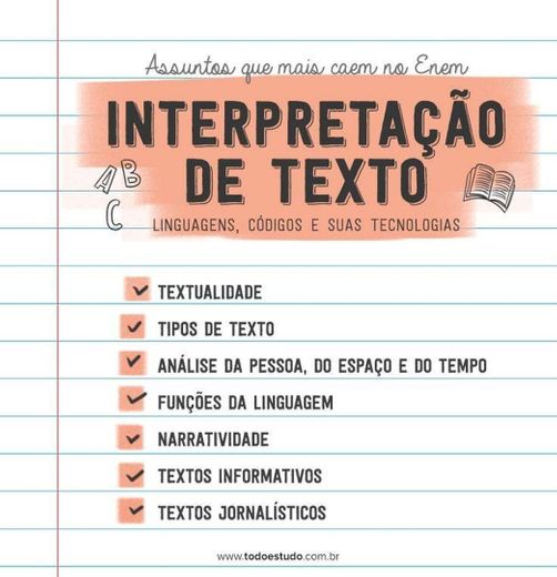 interpretação de texto