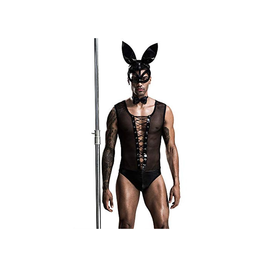 Productos UPANV Disfraz De Hombre Sexy Mr. Rabbit Cosplay Uniforme Set Role Play