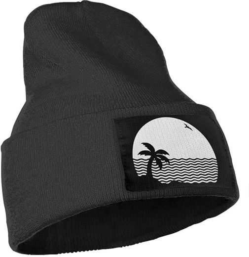 itruty Gorros de Punto Mens & Womens Neighbourhood Wiped out Skull Beanie Hats Winter Knitted Caps Soft Warm Ski Hat Navy