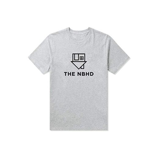 The NBHD Fashion Graphic T Shirt Neighbourhood Letter Print Shirt Short Sleeve tee Black White Gray Tops Home