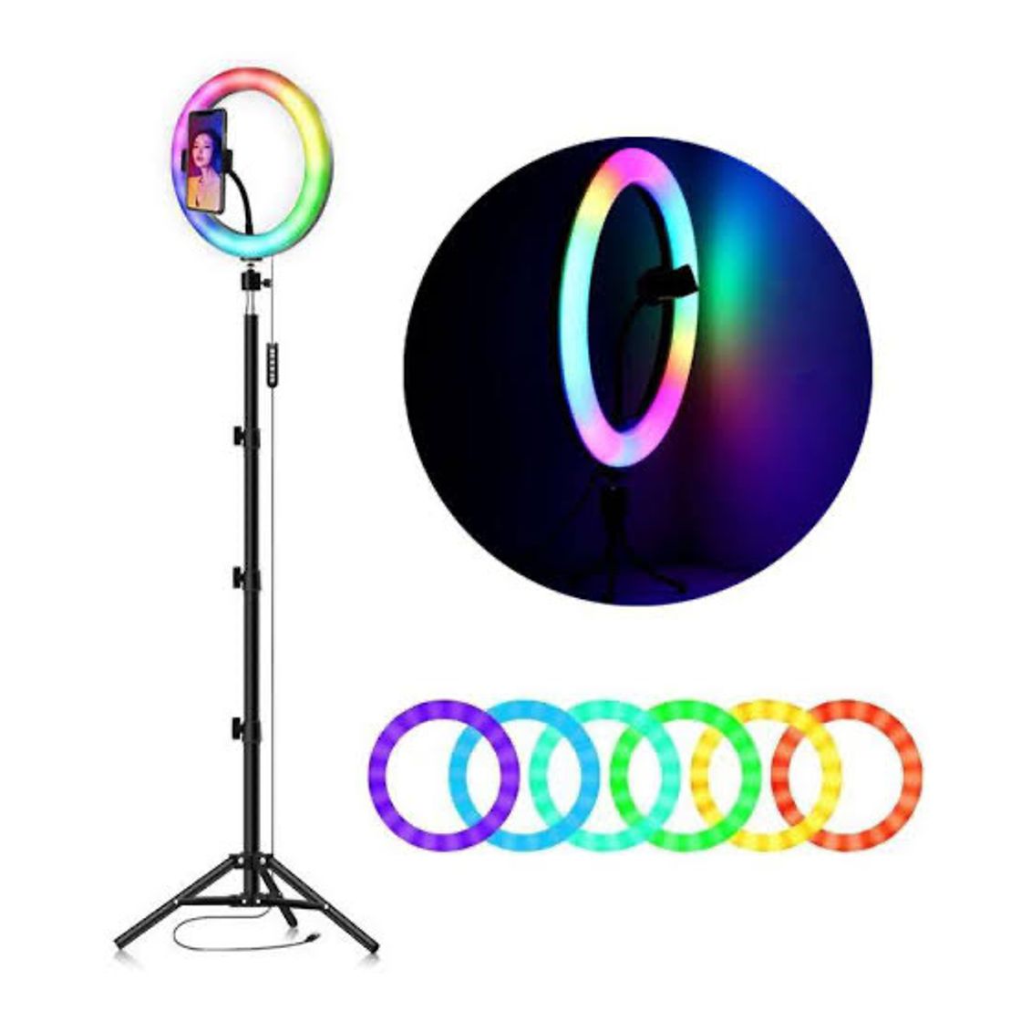 Moda Ring Light 30 cm, RGB NA PROMOÇÃO 