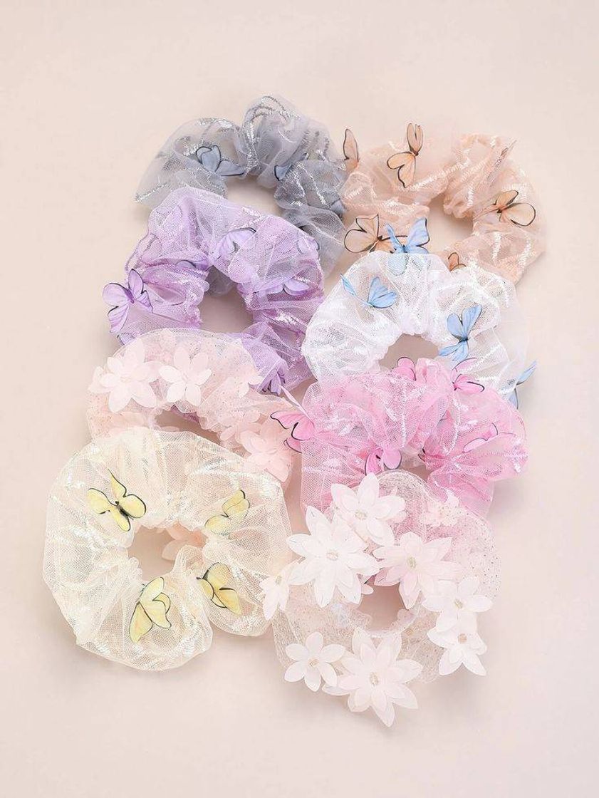 Moda scrunchies da shein