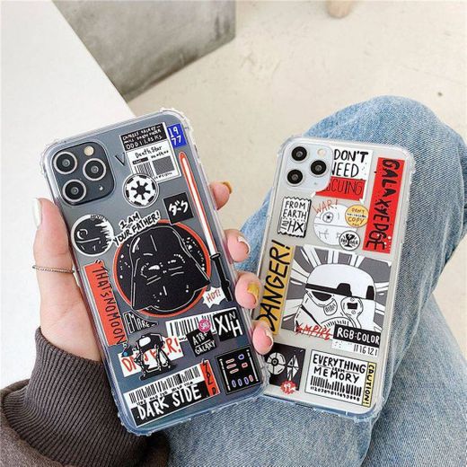 Classic Movie Star Wars Doodle Labe Phone Case For Iphone 11