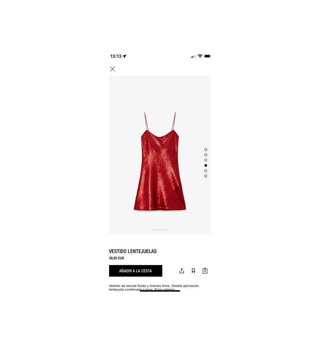 Moda SEQUIN DRESS - Red