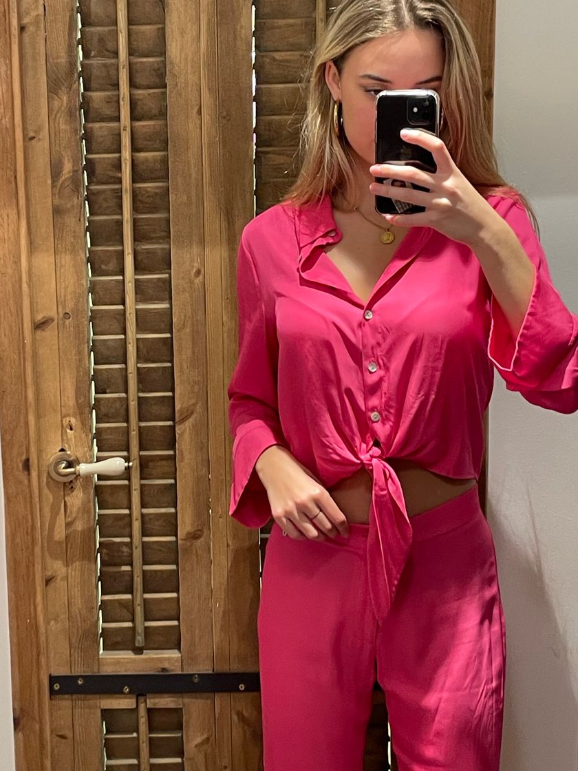 Moda Camisa rosa 