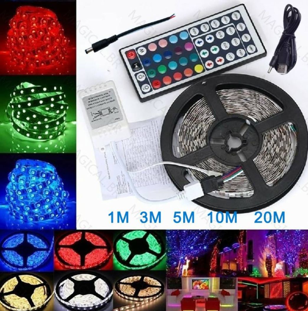 Moda  [Com Cabo USB] Luz LED 1/3 / 5M RGB Com String De Luz 