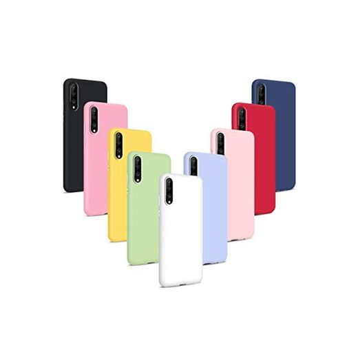 9X Fundas para Samsung Galaxy A50/ A30S, Carcasas Flexible Suave TPU Silicona