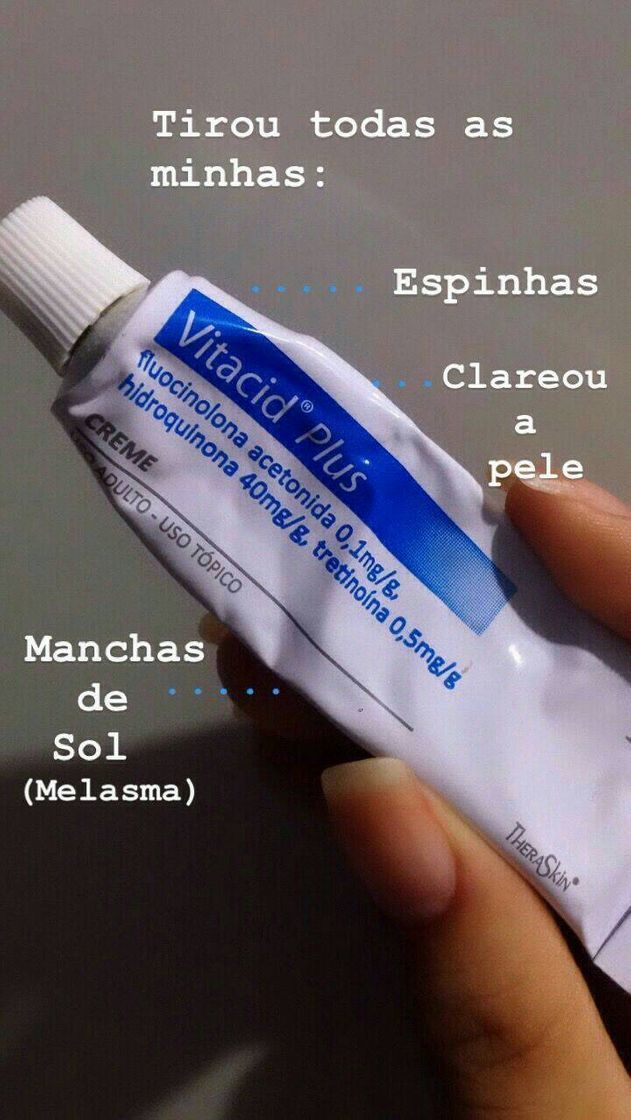 Moda pomada para espinhas, melasma e clareamento 