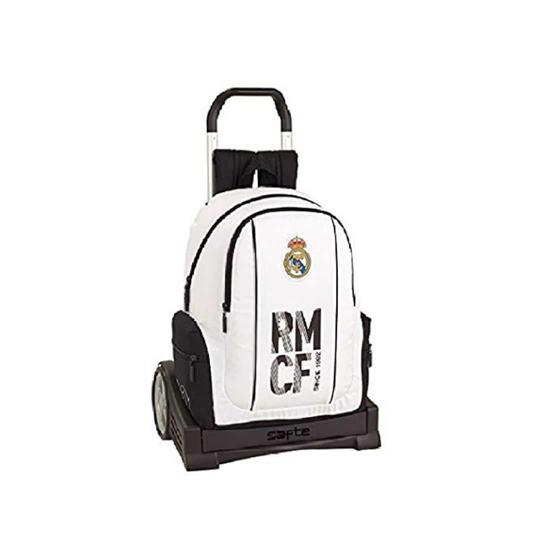 Fashion Real Madrid CF Mochila con Carro Ruedas Evolution