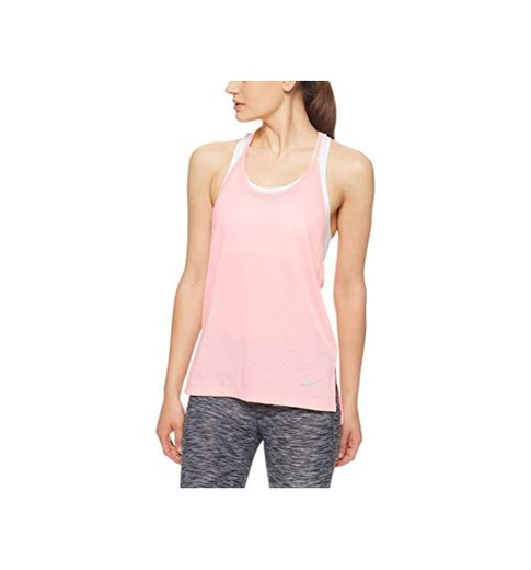 NIKE Tailwind Camiseta sin Mangas Feminine Neckline Sin Mangas Algodón, Poliéster -