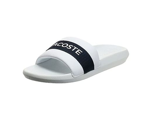 Lacoste Croco Slide 0721 1 CFA, Zapatillas Mujer, Wht