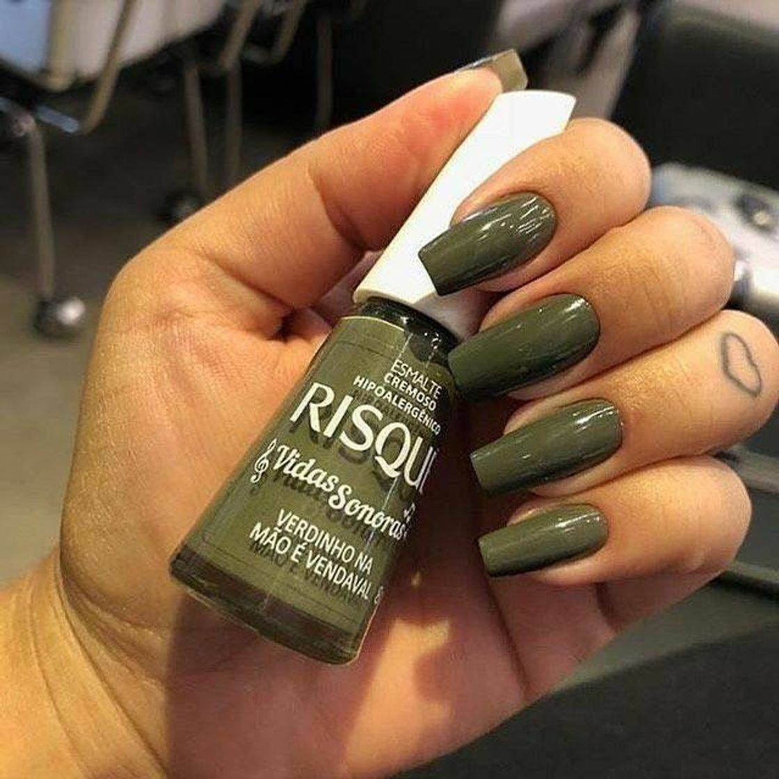 Moda Esmalte verde 