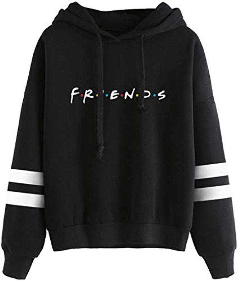 Moda MINIDORA Friends Hoodies Mujer Sudadera con Capucha Unisex Suéter para Fans de