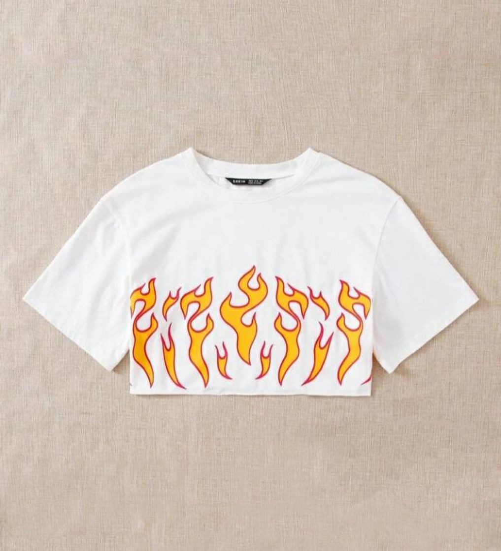 Moda Cropped  Fire 