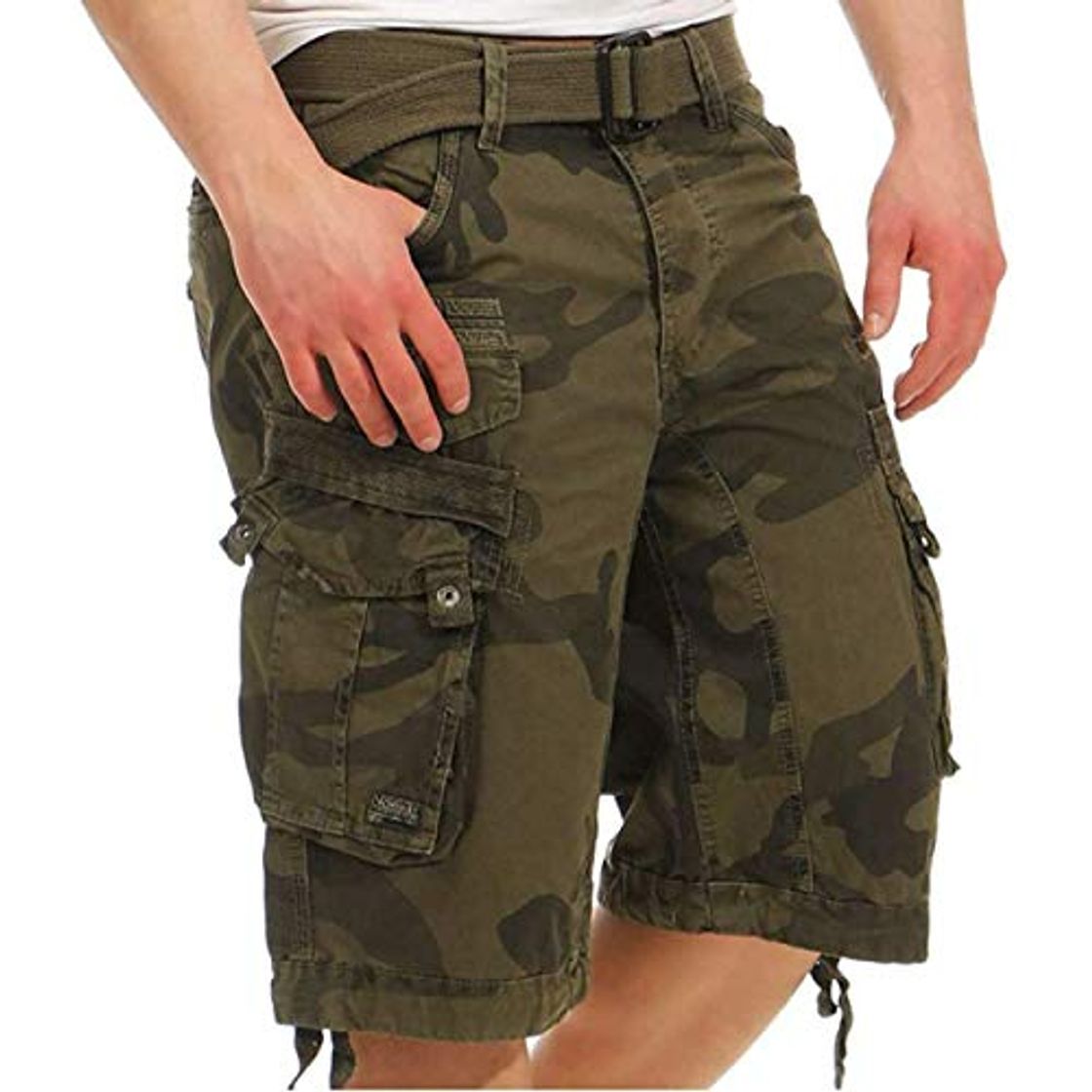 Moda Geographical Norway PANORAMIC MEN - Bermudas Short Algodón Fit - Pantalones Cortos