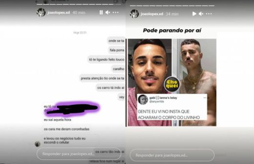 MC LIVINHO ESTÁ BEM? Prints "fake" afirmam que cantor foi en