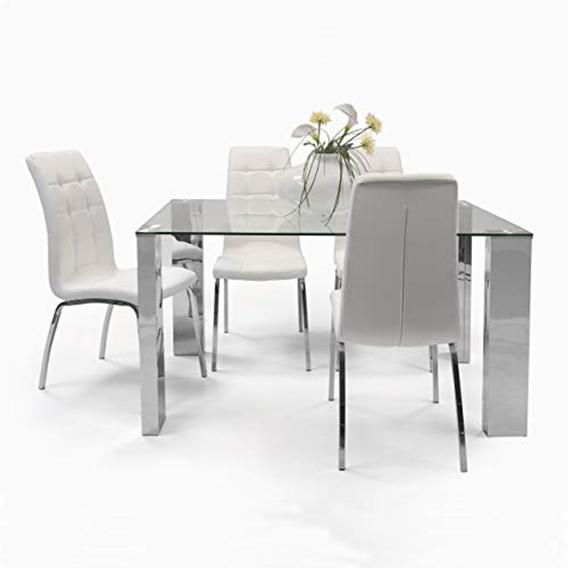 Productos Homely - Conjunto de Comedor Karina II Mesa de 140x90 cm de