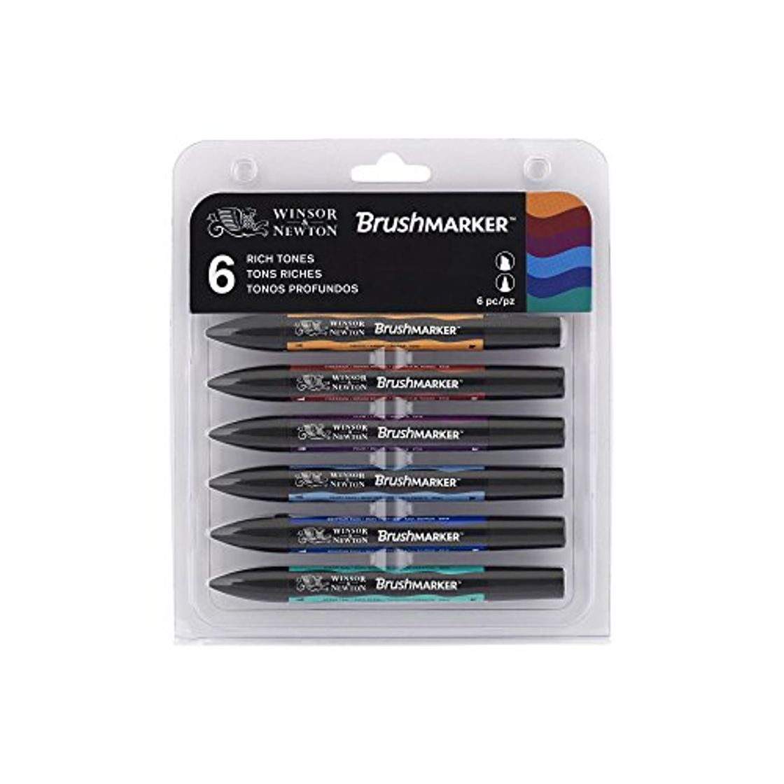 Products Winsor & Newton BrushMarkers - Pack de 6 rotuladores