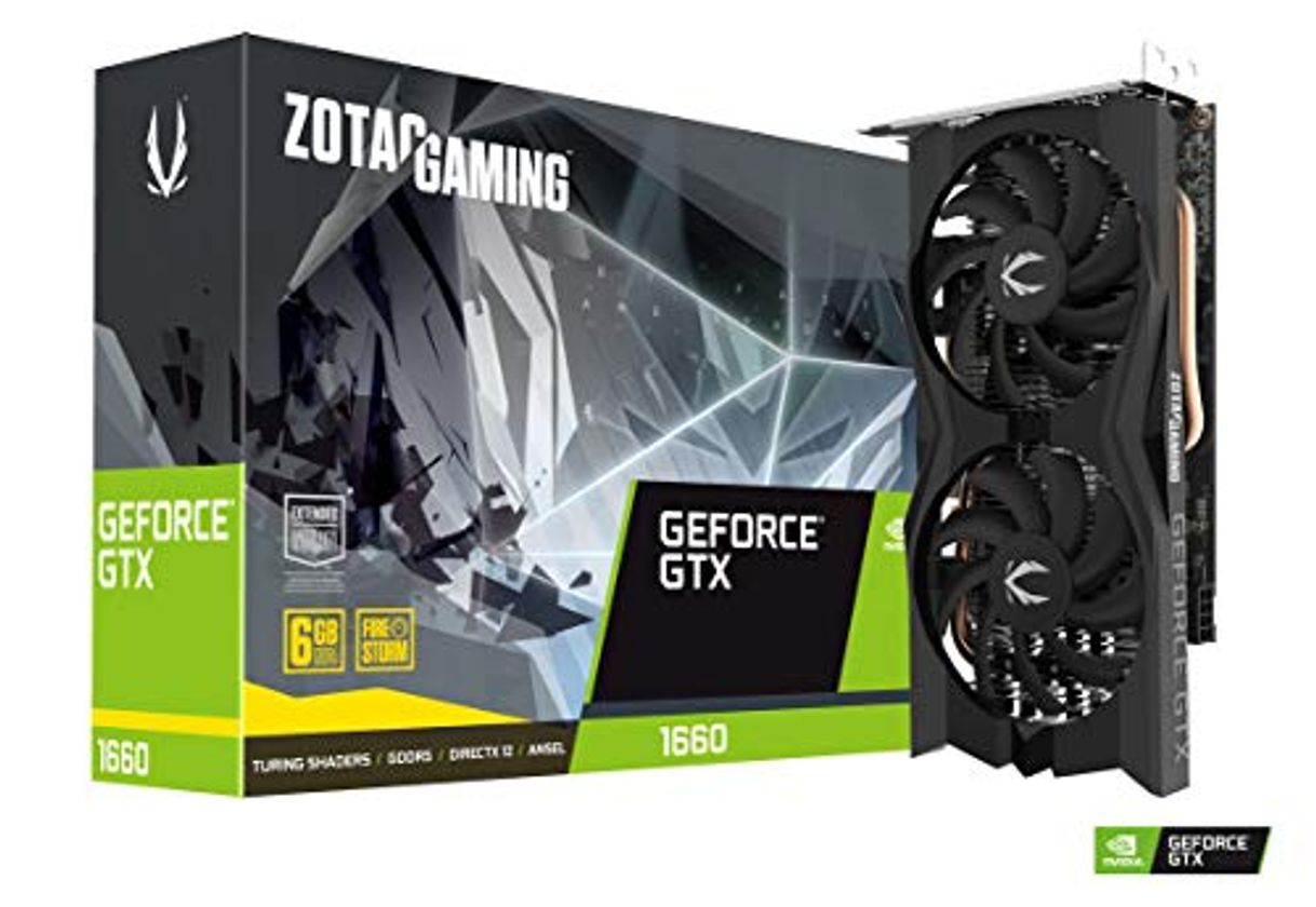 Electrónica ZOTAC Gaming GeForce GTX 1660 Ventilador Doble