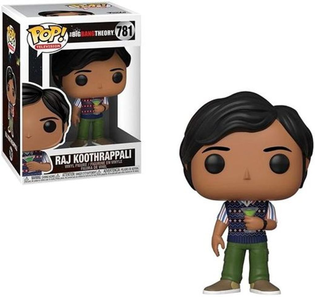 Game Funko- Pop Vinilo: Big Bang Theory S2: Raj Figura Coleccionable, Multicolor, Talla