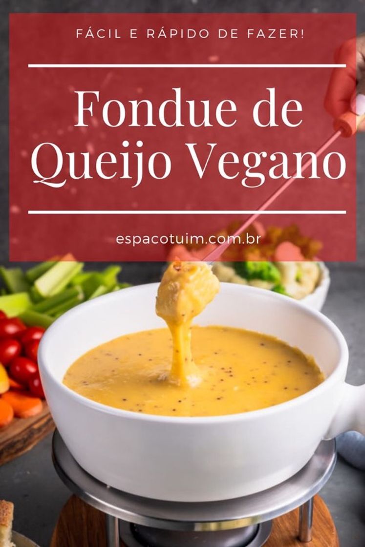 Moda Fondue de queijo vegano