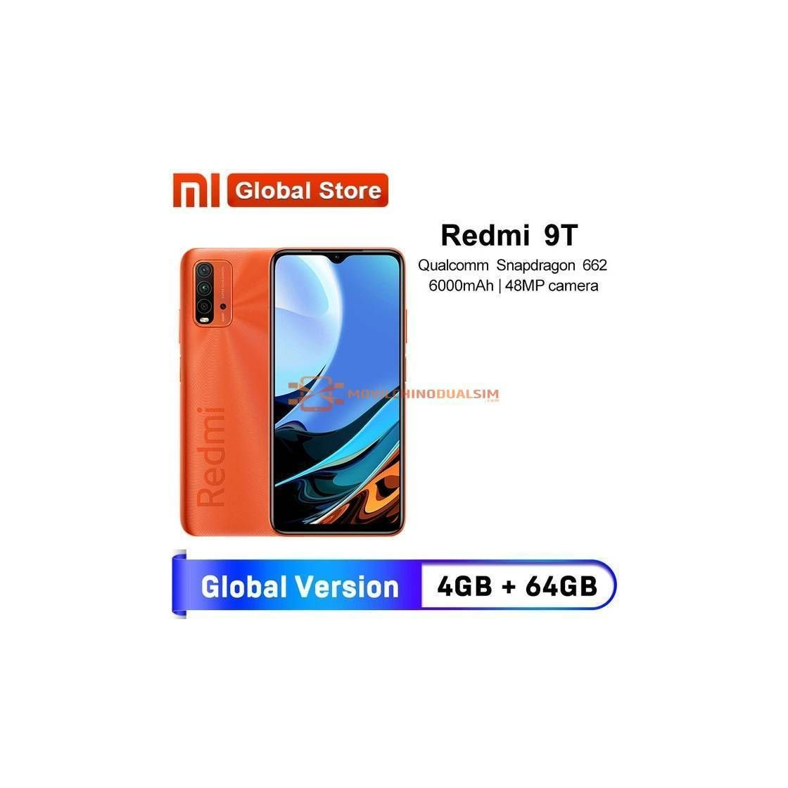 Producto ▷Movil chino Versión Global Xiaomi Redmi 9T 4GB 64GB