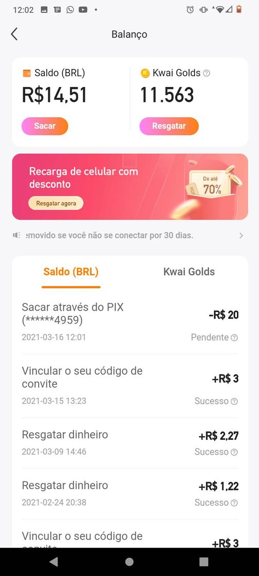 Moda Esse APP já me rendeu 34,00 bem mais rápido que aqui! 