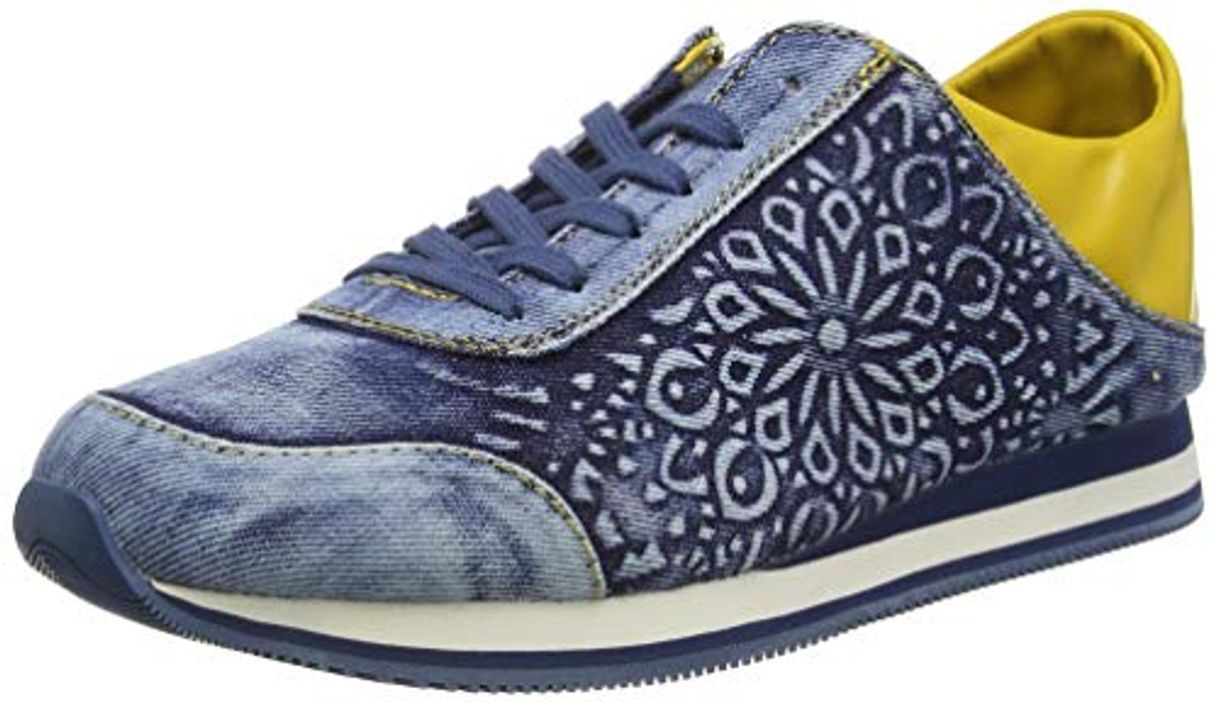 Fashion Desigual Shoes Pegaso Mandala, Zapatillas para Mujer, Azul