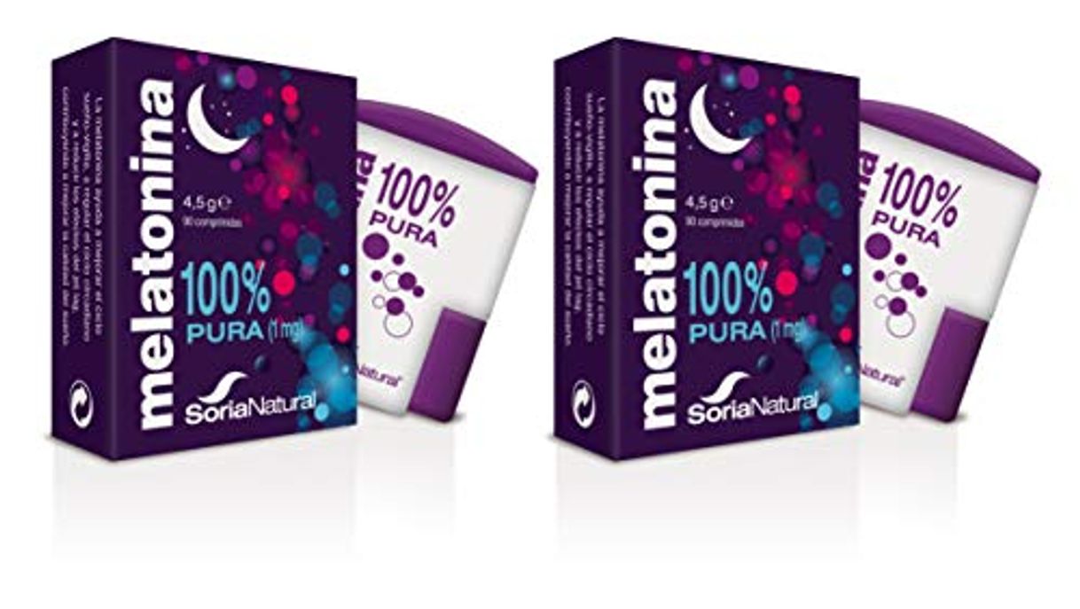 Productos Soria Natural - Melatonina - Complemento alimenticio - Regulacion del sueño, insomnio