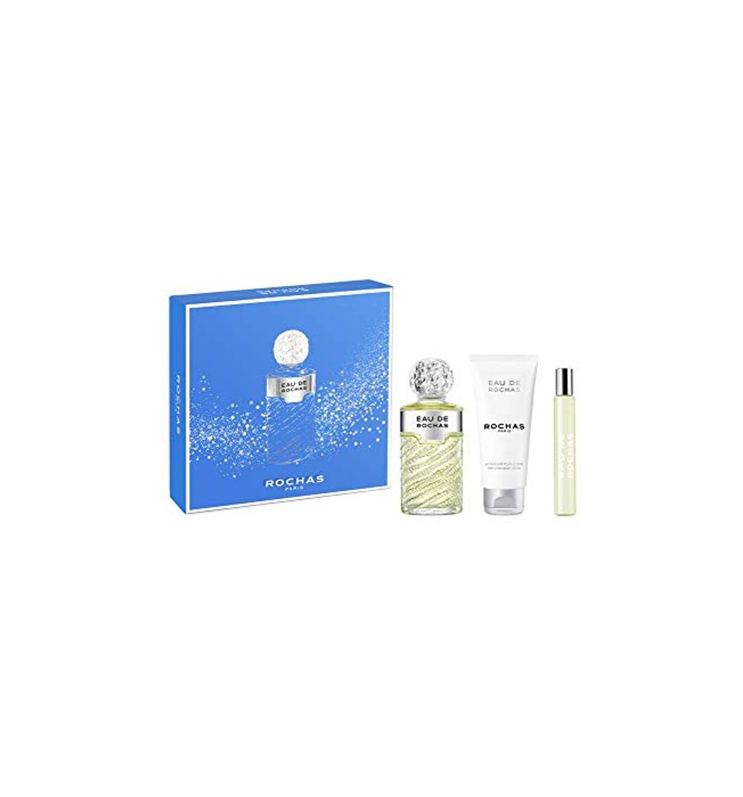 Social Rochas Eau De Rochas Lote 3 Pz 200 g