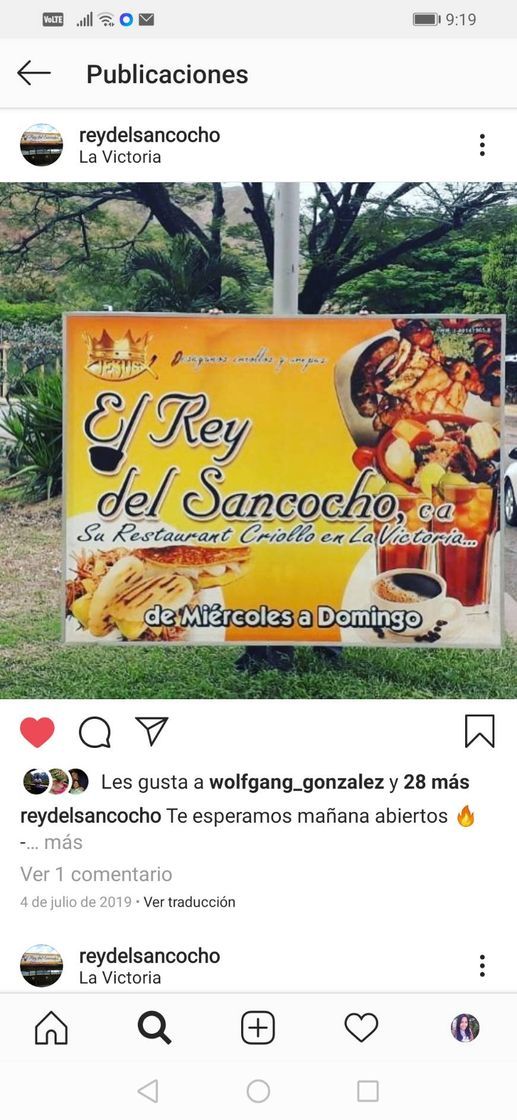 Restaurants El Rey del Sancocho, C.A.